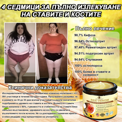 FATONG™ Крем за облекчаване на болката в костите с пчелна отрова (Специално за възрастни хора, препоръчван от Американската академия по ортопедична хирургия - AAOS)